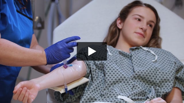 Colocación de una vía intravenosa