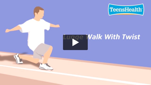 Lunge Walk with Twist