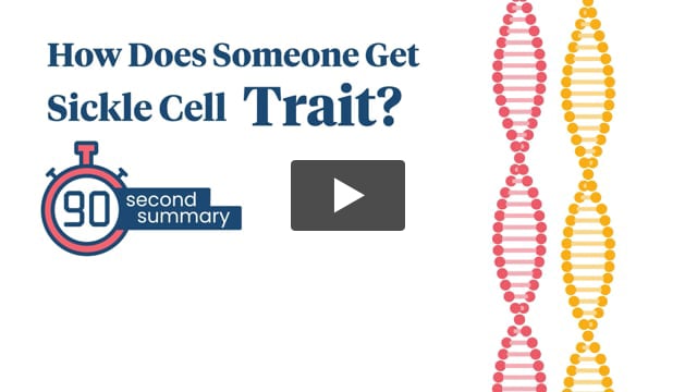 How Does Someone Get Sickle Cell Trait?