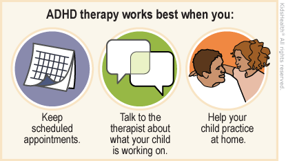 Illustration: ADHD therapy support