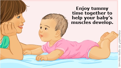 Three ways babies can do tummy time to strengthen their neck, arm, and shoulder muscles.